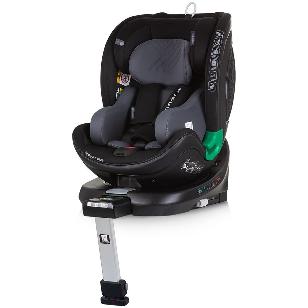CHIPOLINO Scaun auto Maximus I-Size 40-150 cm obsidian cu sistem Isofix