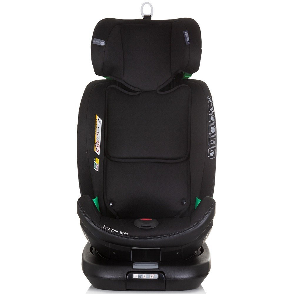 CHIPOLINO Scaun auto Maximus I-Size 40-150 cm obsidian cu sistem Isofix