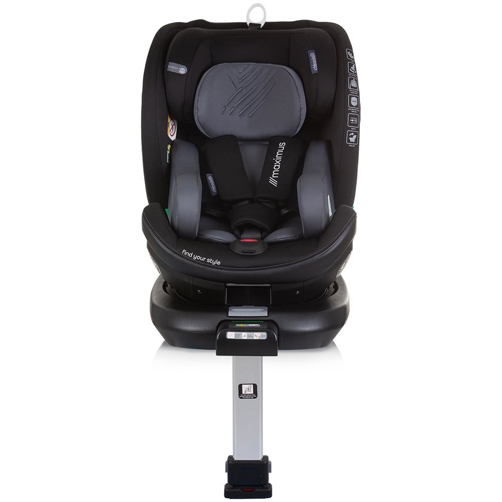 CHIPOLINO Scaun auto Maximus I-Size 40-150 cm obsidian cu sistem Isofix