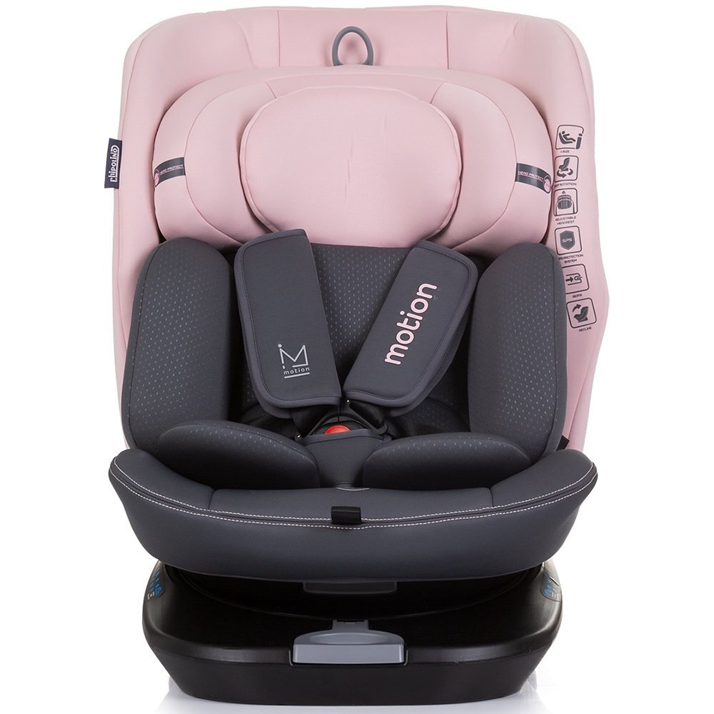 CHIPOLINO Scaun auto Motion I-Size 40-150 cm flamingo cu sistem Isofix