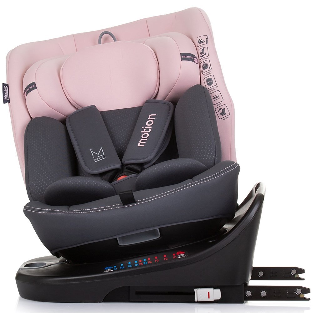 CHIPOLINO Scaun auto Motion I-Size 40-150 cm flamingo cu sistem Isofix