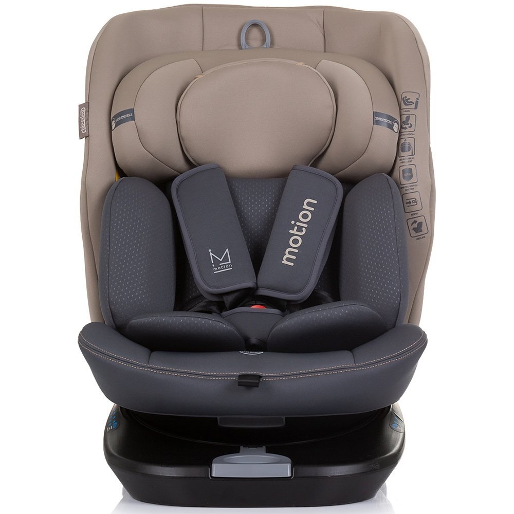 CHIPOLINO Scaun auto Motion I-Size 40-150 cm macadamia cu sistem Isofix