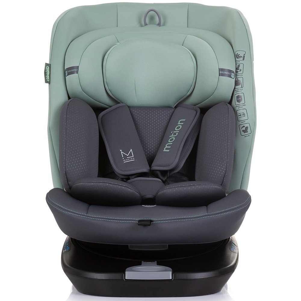 CHIPOLINO Scaun auto Motion I-Size 40-150 cm pastel green cu sistem Isofix