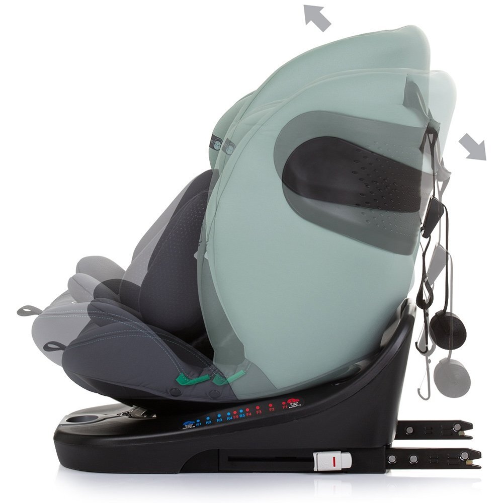 CHIPOLINO Scaun auto Motion I-Size 40-150 cm pastel green cu sistem Isofix