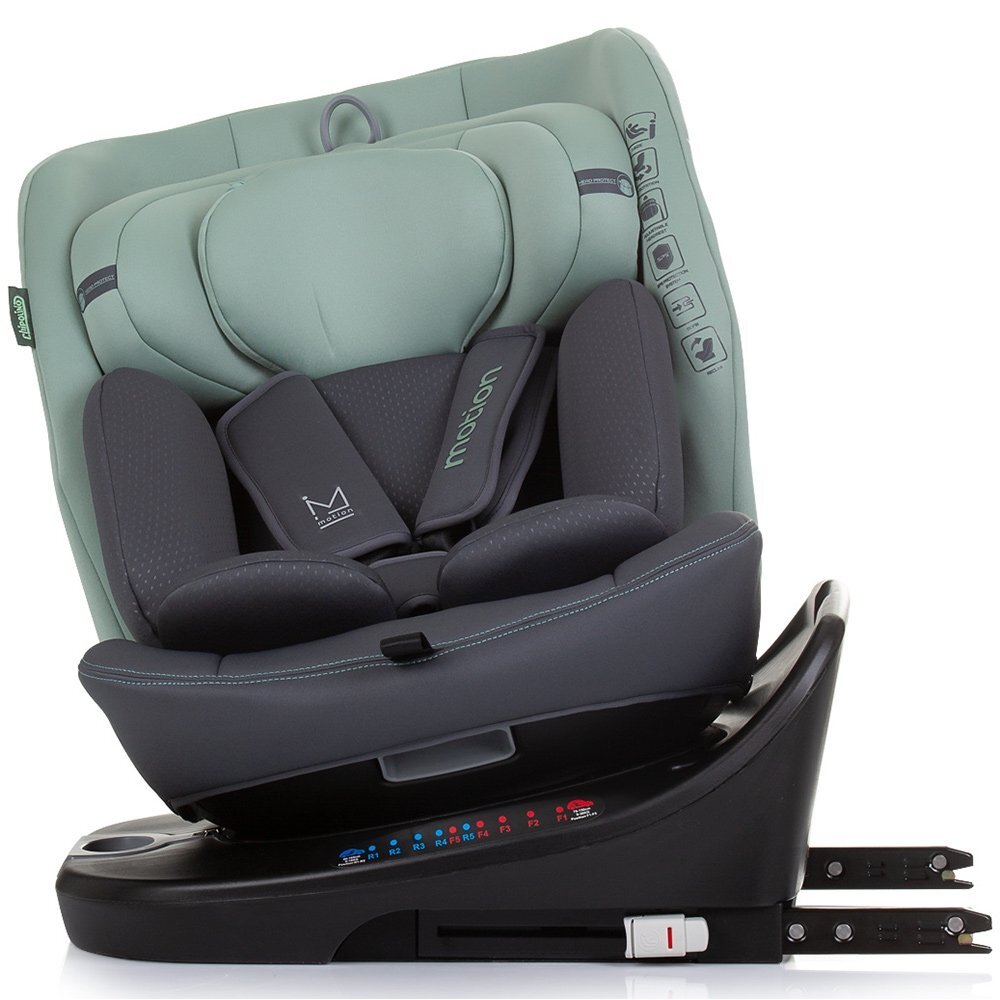 CHIPOLINO Scaun auto Motion I-Size 40-150 cm pastel green cu sistem Isofix