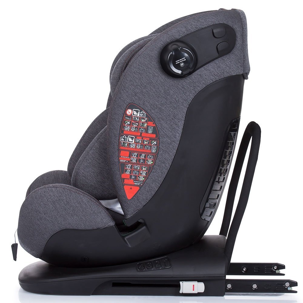 CHIPOLINO Scaun auto My Size 0-36 kg I-Size anthracite cu sistem isofix
