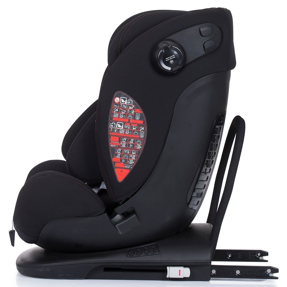 CHIPOLINO Scaun auto My Size 0-36 kg I-Size raven cu sistem isofix