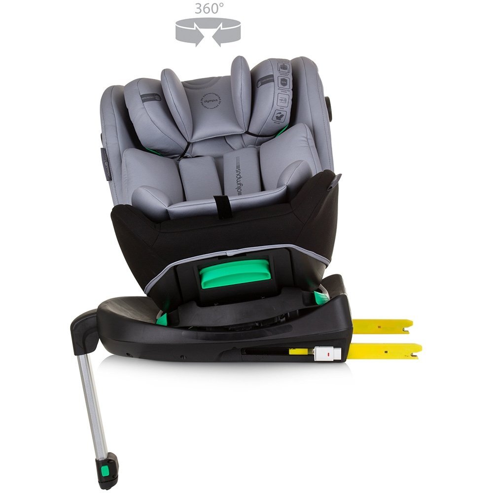CHIPOLINO Scaun auto Olympus I-Size 40-150 cm ash grey cu sistem Isofix