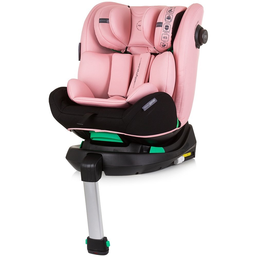 CHIPOLINO Scaun auto Olympus I-Size 40-150 cm flamingo cu sistem Isofix