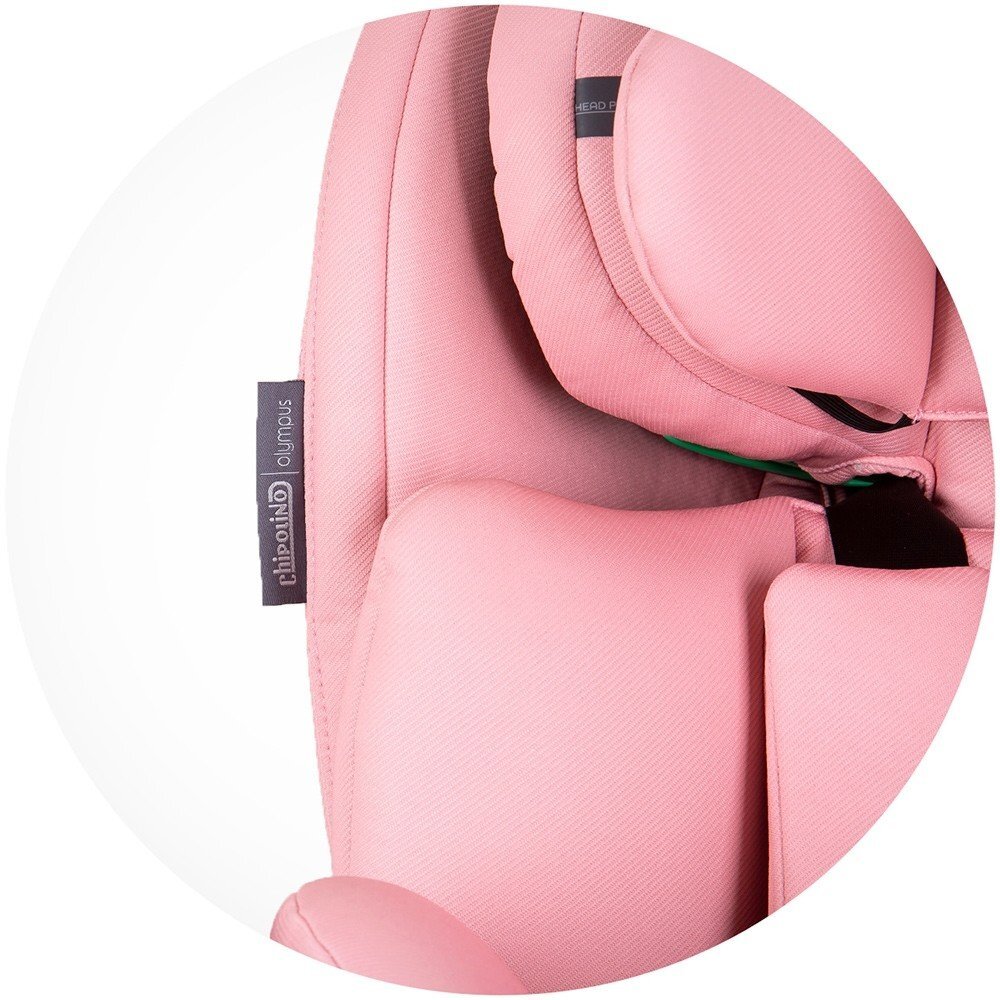 CHIPOLINO Scaun auto Olympus I-Size 40-150 cm flamingo cu sistem Isofix