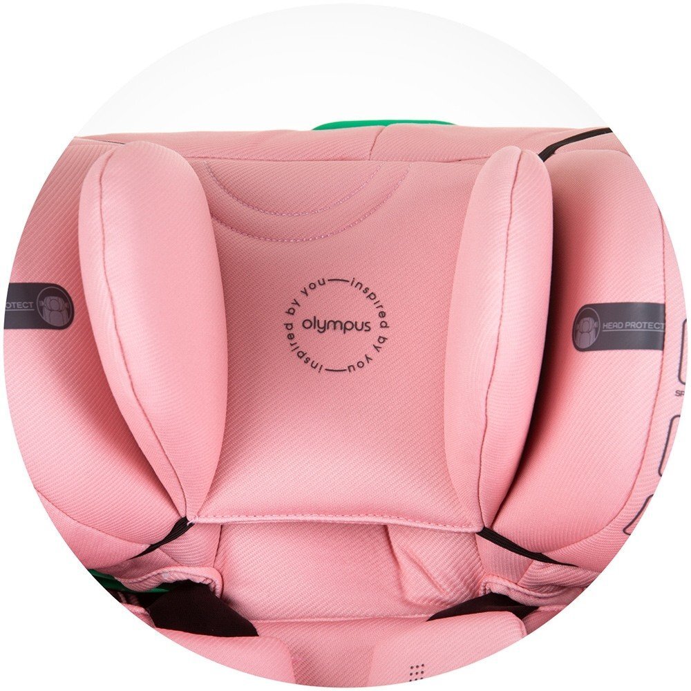CHIPOLINO Scaun auto Olympus I-Size 40-150 cm flamingo cu sistem Isofix