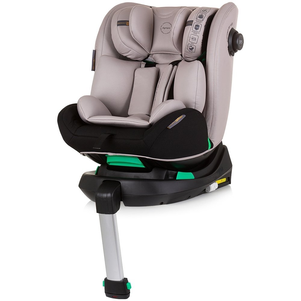 CHIPOLINO Scaun auto Olympus I-Size 40-150 cm macadamia cu sistem Isofix