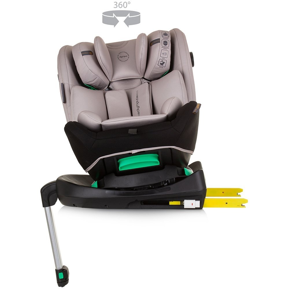 CHIPOLINO Scaun auto Olympus I-Size 40-150 cm macadamia cu sistem Isofix