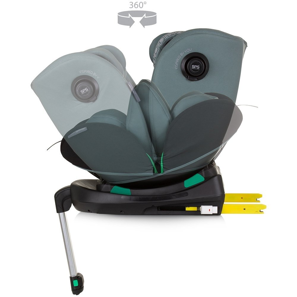 CHIPOLINO Scaun auto Olympus I-Size 40-150 cm pastel green cu sistem Isofix