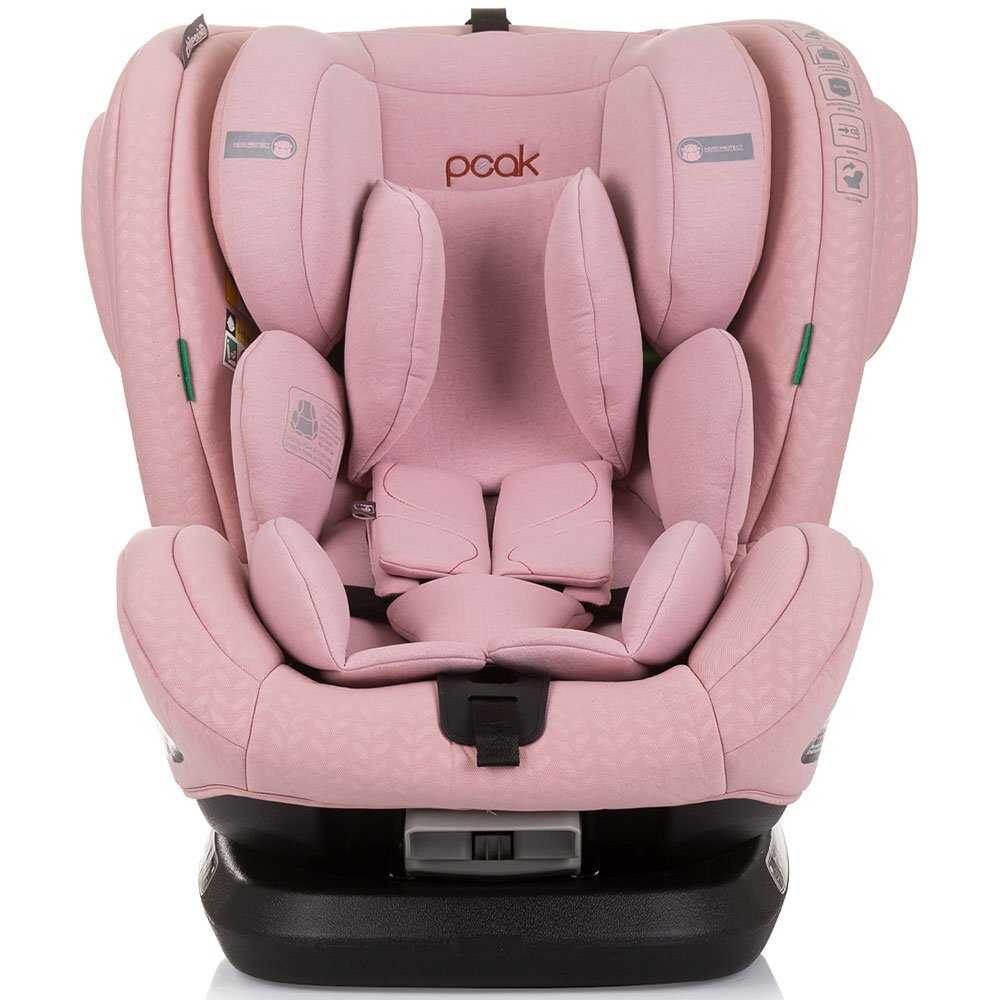 CHIPOLINO Scaun auto Peak I-Size 40-150 cm flamingo cu sistem Isofix