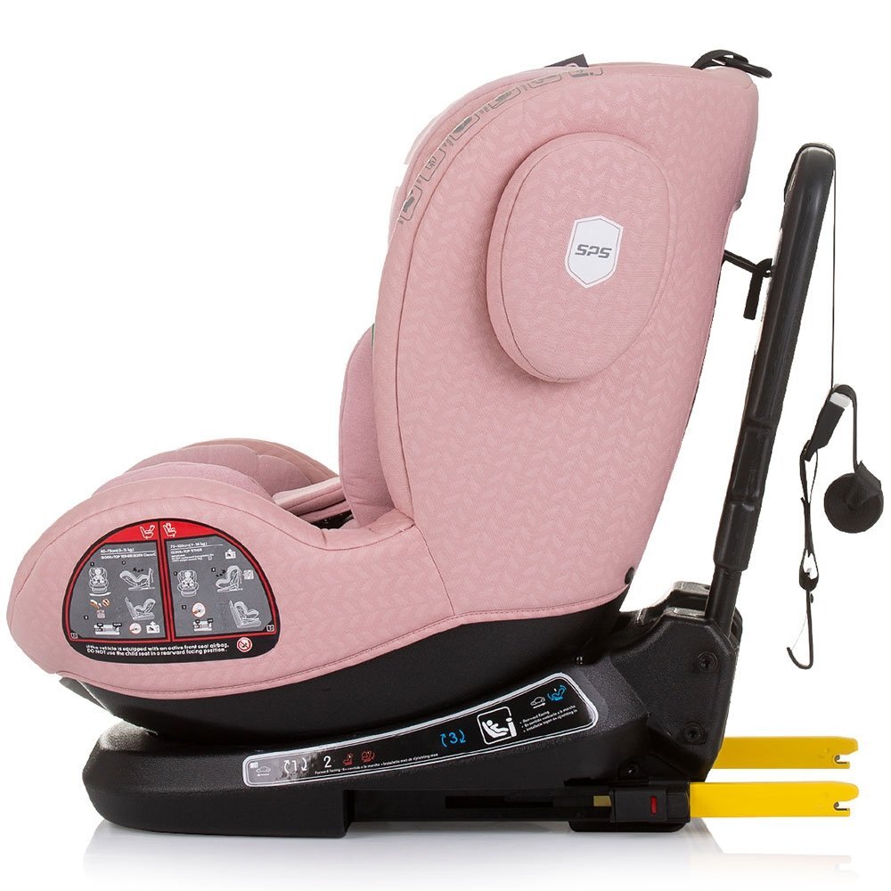 CHIPOLINO Scaun auto Peak I-Size 40-150 cm flamingo cu sistem Isofix
