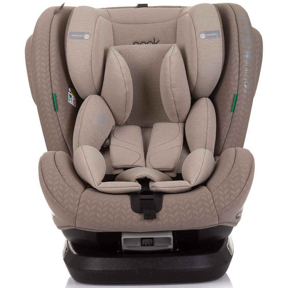 CHIPOLINO Scaun auto Peak I-Size 40-150 cm macadamia cu sistem Isofix