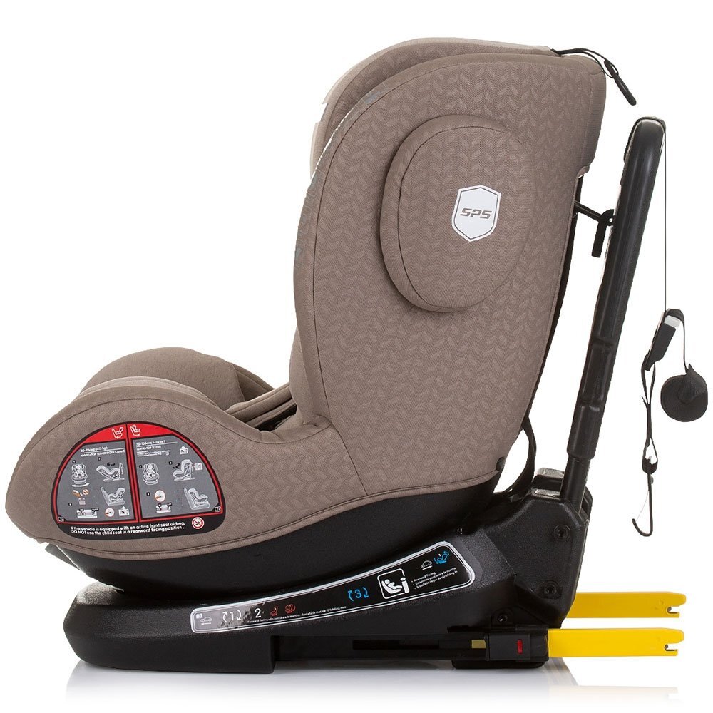 CHIPOLINO Scaun auto Peak I-Size 40-150 cm macadamia cu sistem Isofix