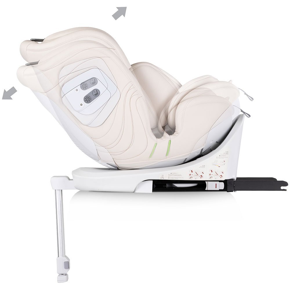 CHIPOLINO Scaun auto pentru copii Clima Air Biscotta I-Size 40-150 cm cu sistem isofix si sezut rotativ