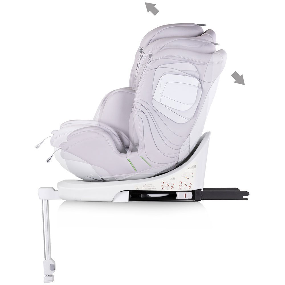 CHIPOLINO Scaun auto pentru copii Clima Air Cloud I-Size 40-150 cm cu sistem isofix si sezut rotativ