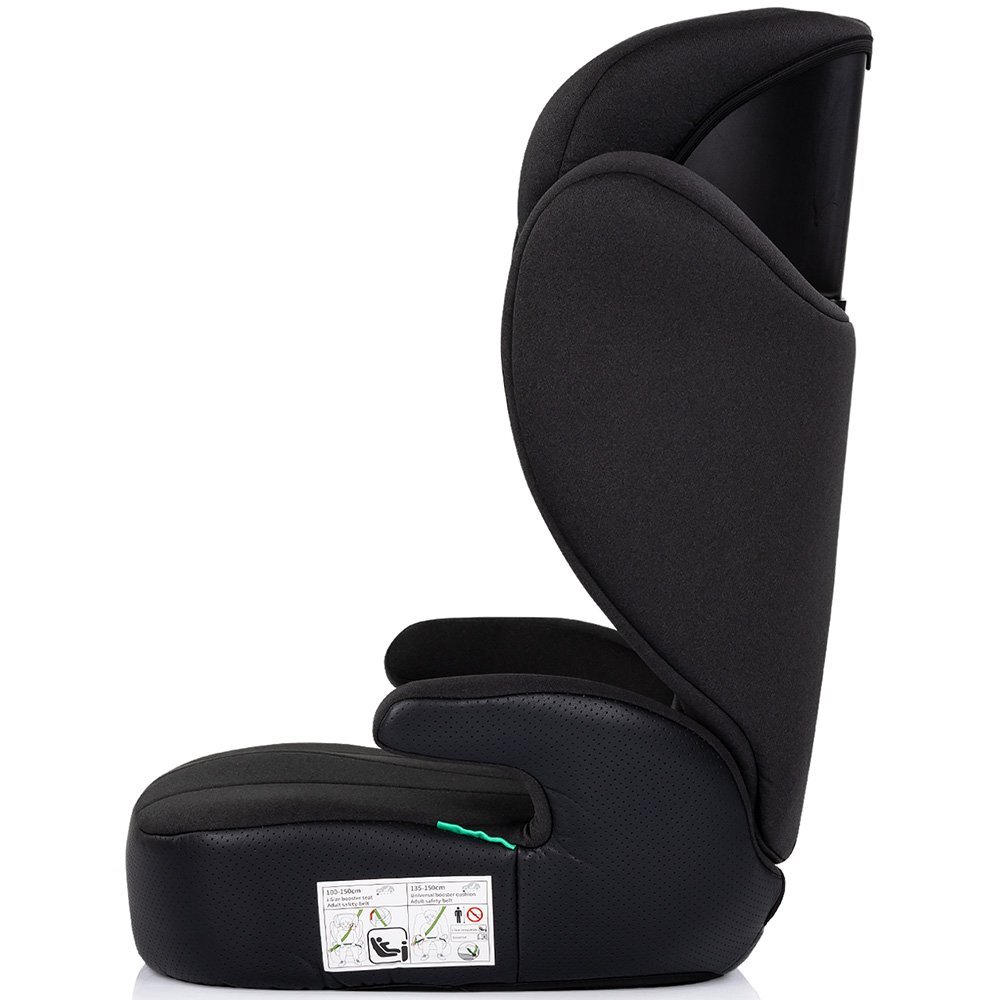 CHIPOLINO Scaun auto pentru copii Cyber Noir 100-150 cm I-Size husa detasabila tetiera reglabila