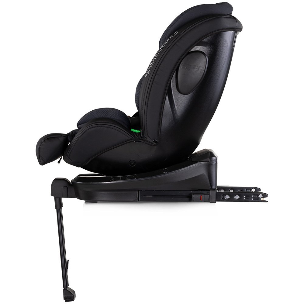 CHIPOLINO Scaun auto pentru copii Hypnotic Plus Charcoal I-Size 40-150 cm cu sistem Isofix si sezut rotativ