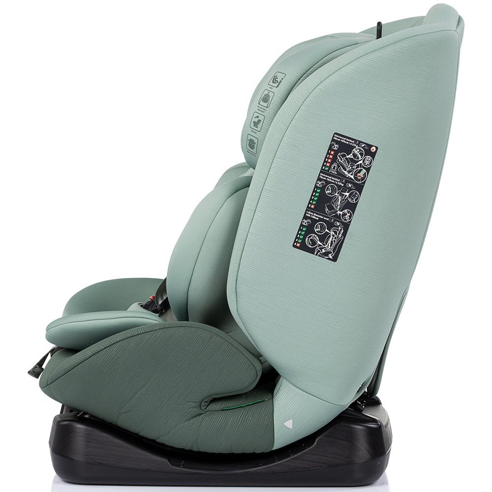 CHIPOLINO Scaun auto pentru copii Mondial Matcha 40-150 cm I-Size cu spatar reglabil