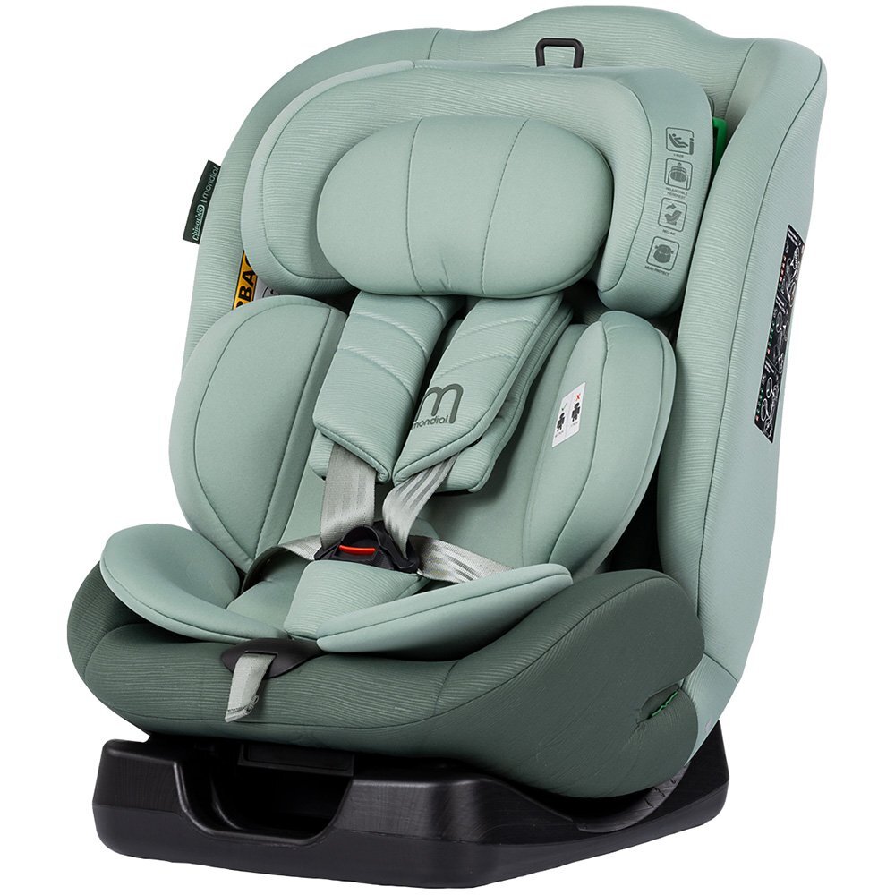 CHIPOLINO Scaun auto pentru copii Mondial Matcha 40-150 cm I-Size cu spatar reglabil