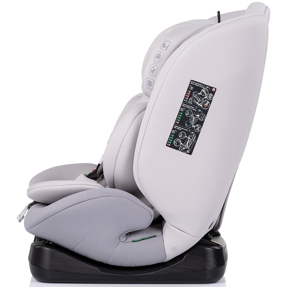 CHIPOLINO Scaun auto pentru copii Mondial Platinum 40-150 cm I-Size cu spatar reglabil