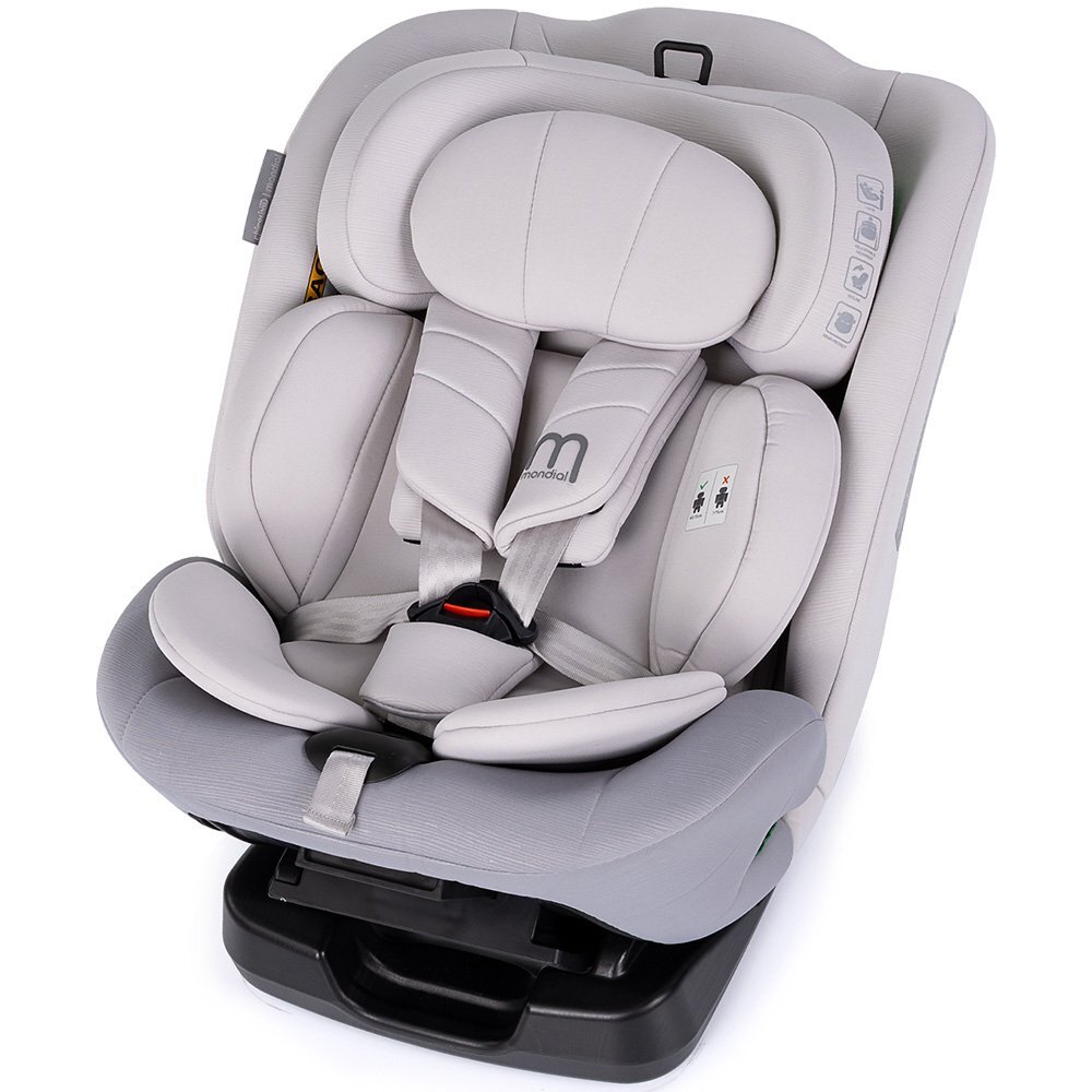 CHIPOLINO Scaun auto pentru copii Mondial Platinum 40-150 cm I-Size cu spatar reglabil