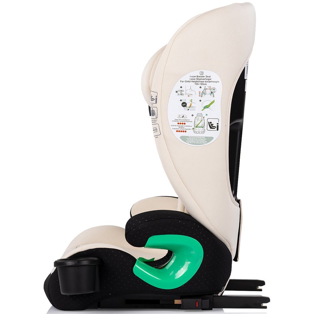 CHIPOLINO Scaun auto pentru copii Patrol Cashmere I-Size 100-150 cm cu sistem Isofix husa detasabila si suport pentru pahar
