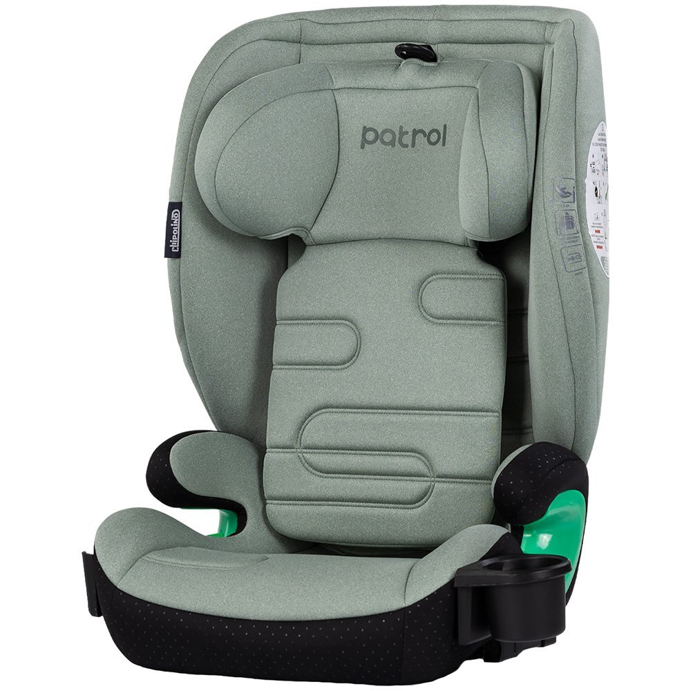 CHIPOLINO Scaun auto pentru copii Patrol Matcha I-Size 100-150 cm cu sistem Isofix husa detasabila si suport pentru pahar