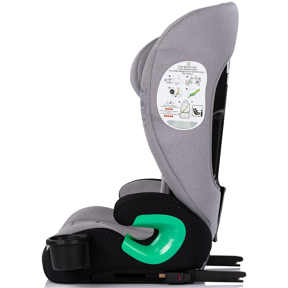 CHIPOLINO Scaun auto pentru copii Patrol Platinum I-Size 100-150 cm cu sistem Isofix husa detasabila si suport pentru pahar