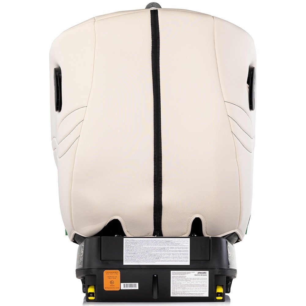 CHIPOLINO Scaun auto pentru copii Premium Biscotta i-Size rotativ 40-150 cm sistem isofix si picior de suport protectie la impact lateral SPS tetiera reglabila husa detasabila