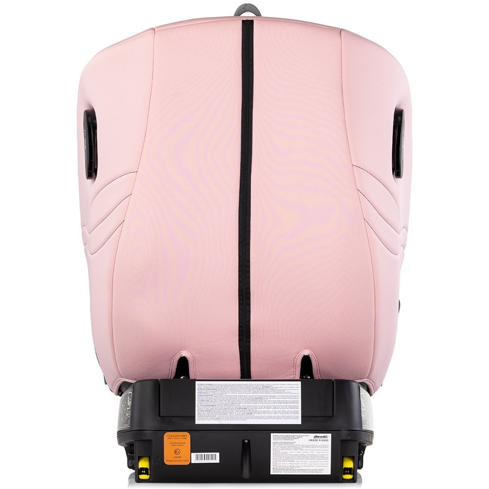 CHIPOLINO Scaun auto pentru copii Premium Pink Marshmallow i-Size rotativ 40-150 cm sistem isofix si picior de suport protectie la impact lateral SPS tetiera reglabila husa detasabila