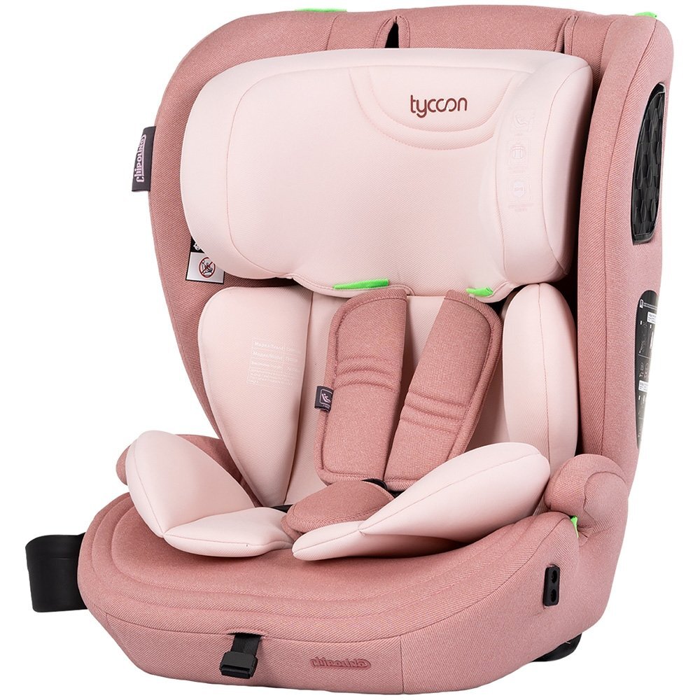CHIPOLINO Scaun auto pentru copii Tycoon Pink Marshmallow i-Size 76-150 cm tetiera reglabila husa detasabila suport pahar
