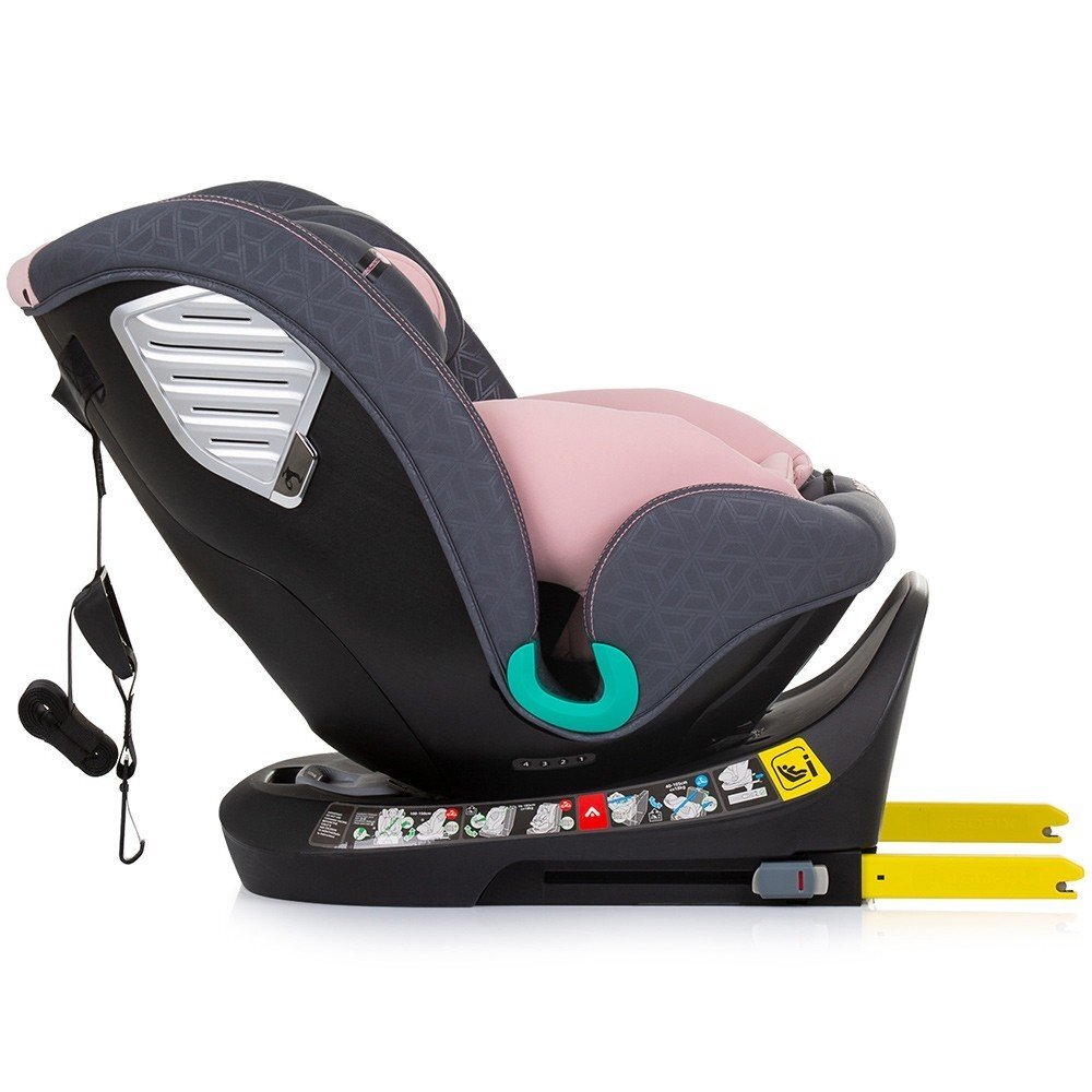 CHIPOLINO Scaun auto Supreme cu sistem Isofix I-Size 40-150 cm flamingo