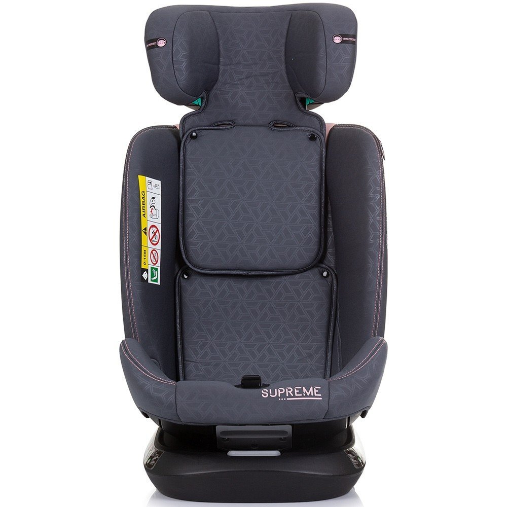 CHIPOLINO Scaun auto Supreme cu sistem Isofix I-Size 40-150 cm flamingo