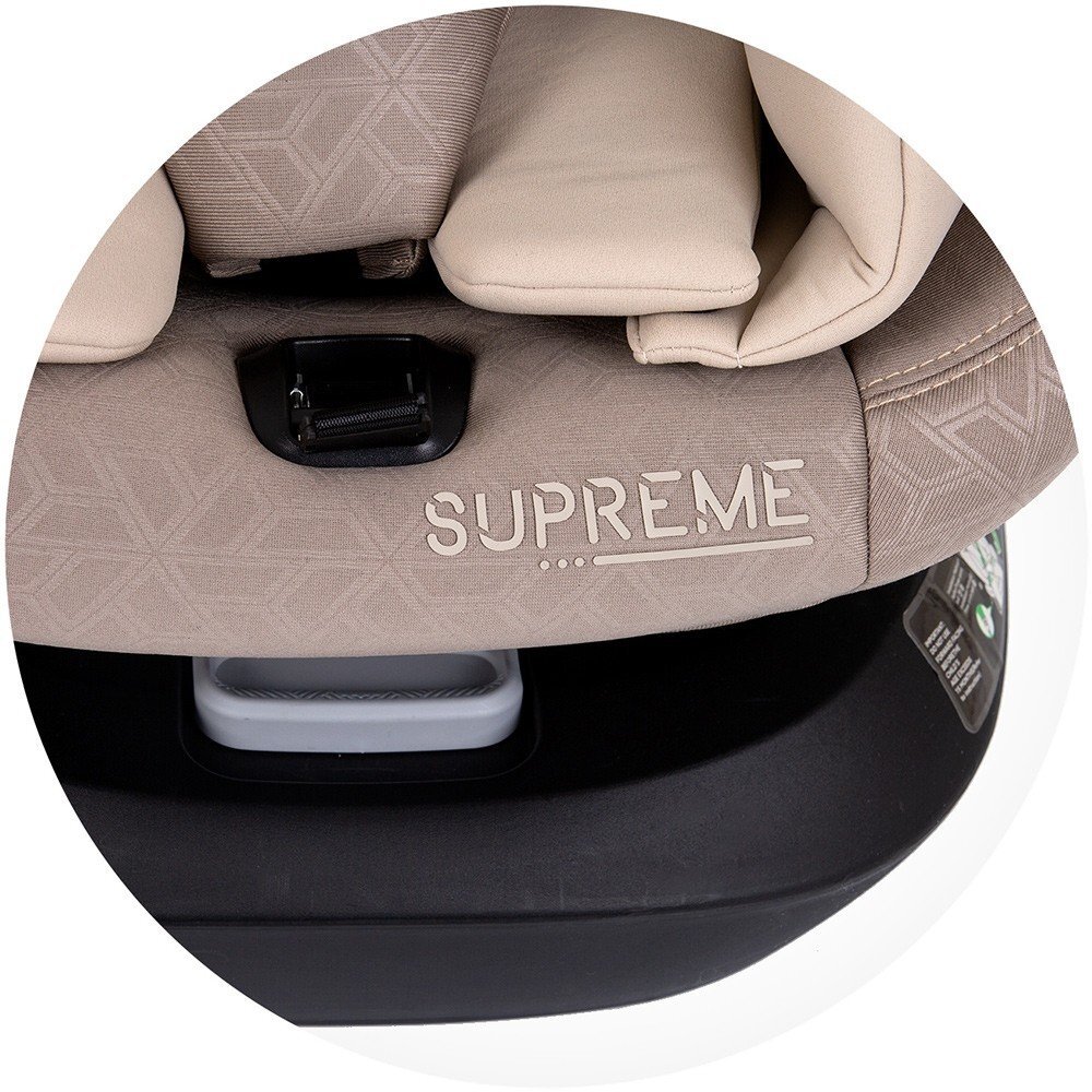 CHIPOLINO Scaun auto Supreme cu sistem Isofix I-Size 40-150 cm macadamia