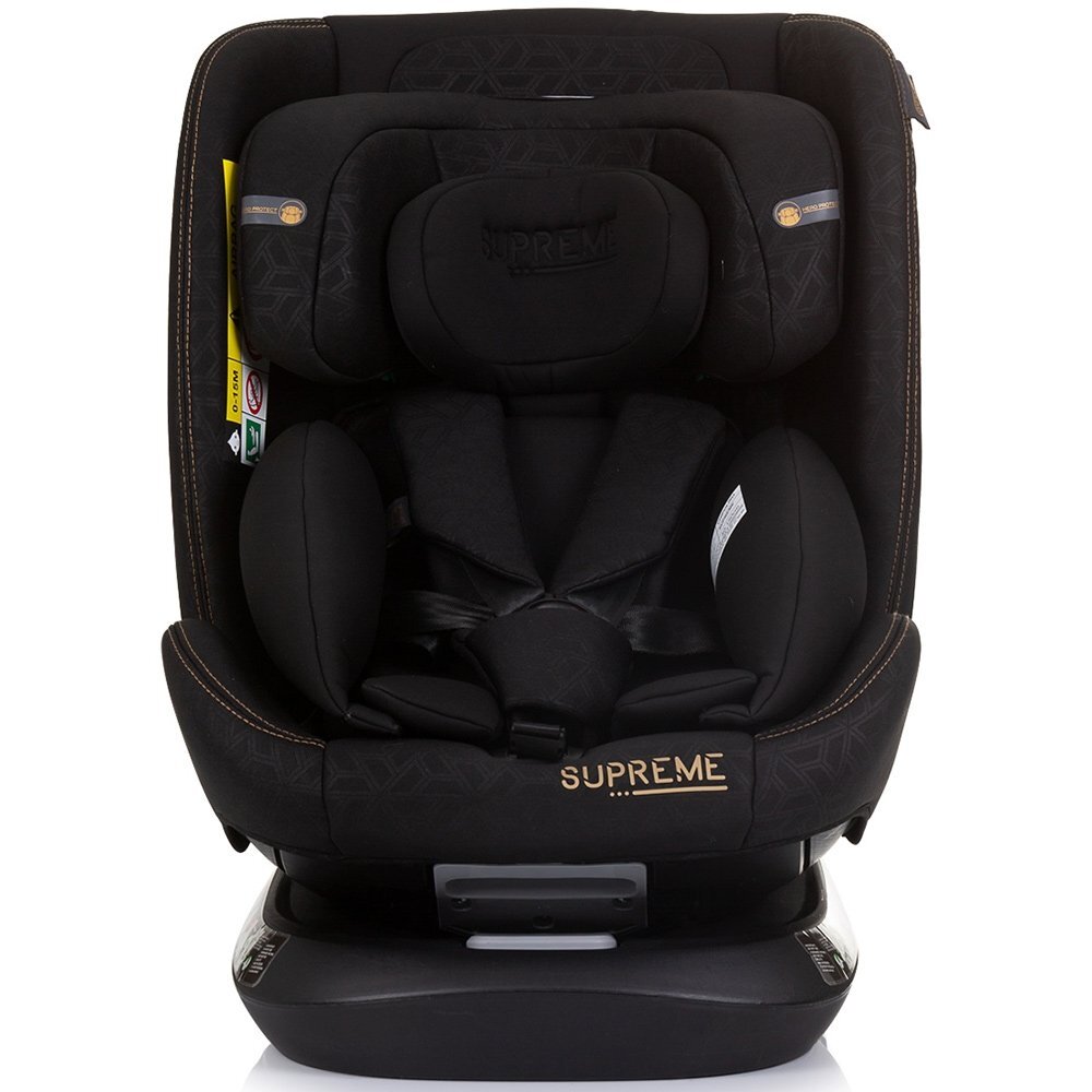 CHIPOLINO Scaun auto Supreme I-Size 40-150 cm cu sistem Isofix obsidian