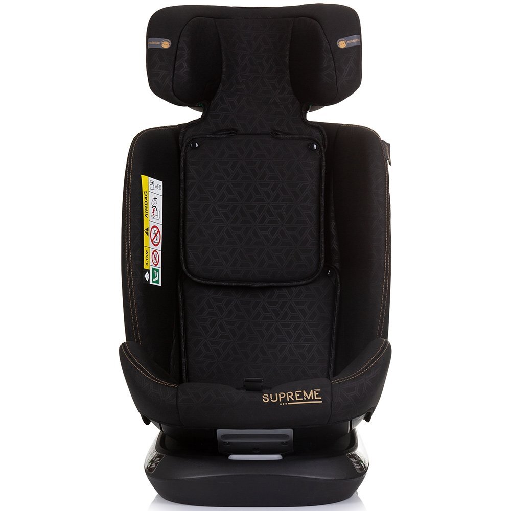 CHIPOLINO Scaun auto Supreme I-Size 40-150 cm cu sistem Isofix obsidian