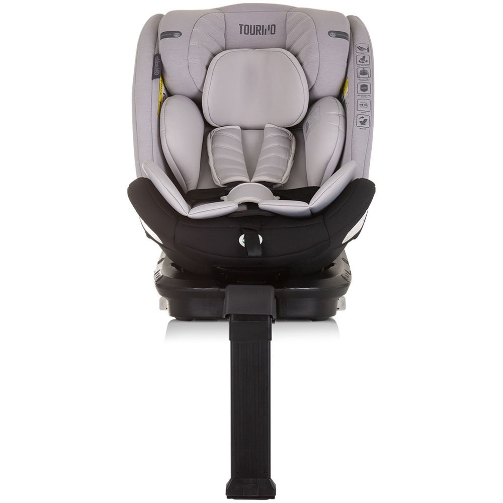 CHIPOLINO Scaun auto Tourino I-Size 40-150 cm ash grey cu sistem Isofix
