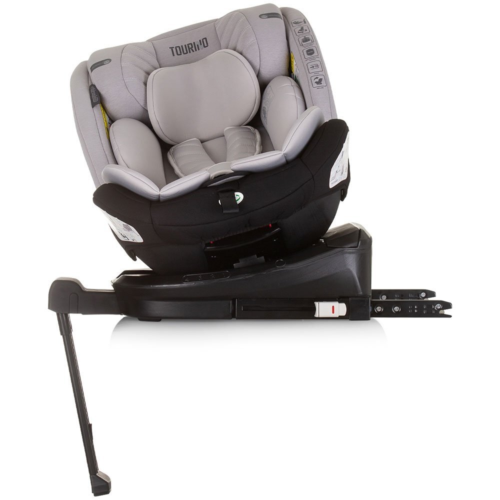 CHIPOLINO Scaun auto Tourino I-Size 40-150 cm ash grey cu sistem Isofix