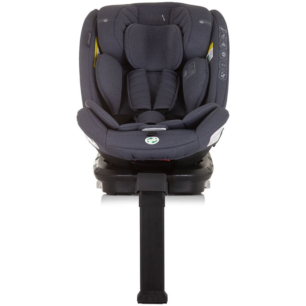 CHIPOLINO Scaun auto Tourino I-Size 40-150 cm granite cu sistem Isofix