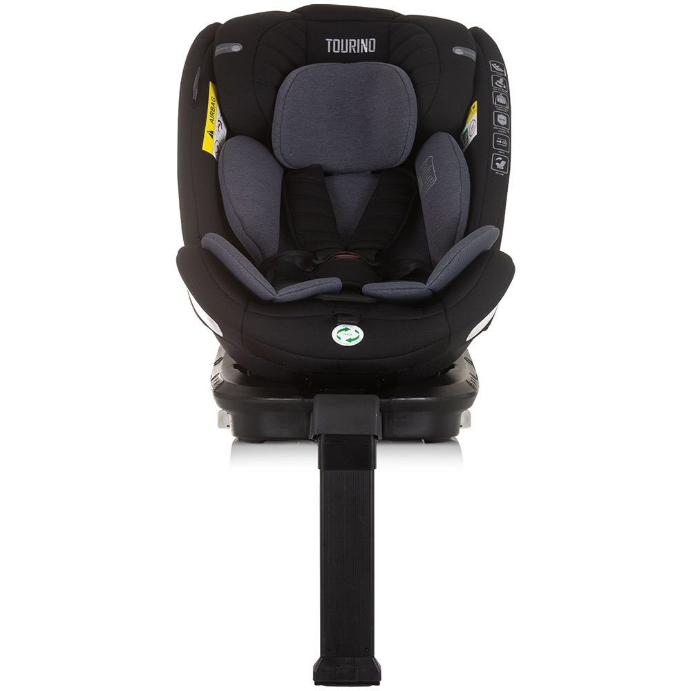 CHIPOLINO Scaun auto Tourino I-Size 40-150 cm obsidian cu sistem Isofix