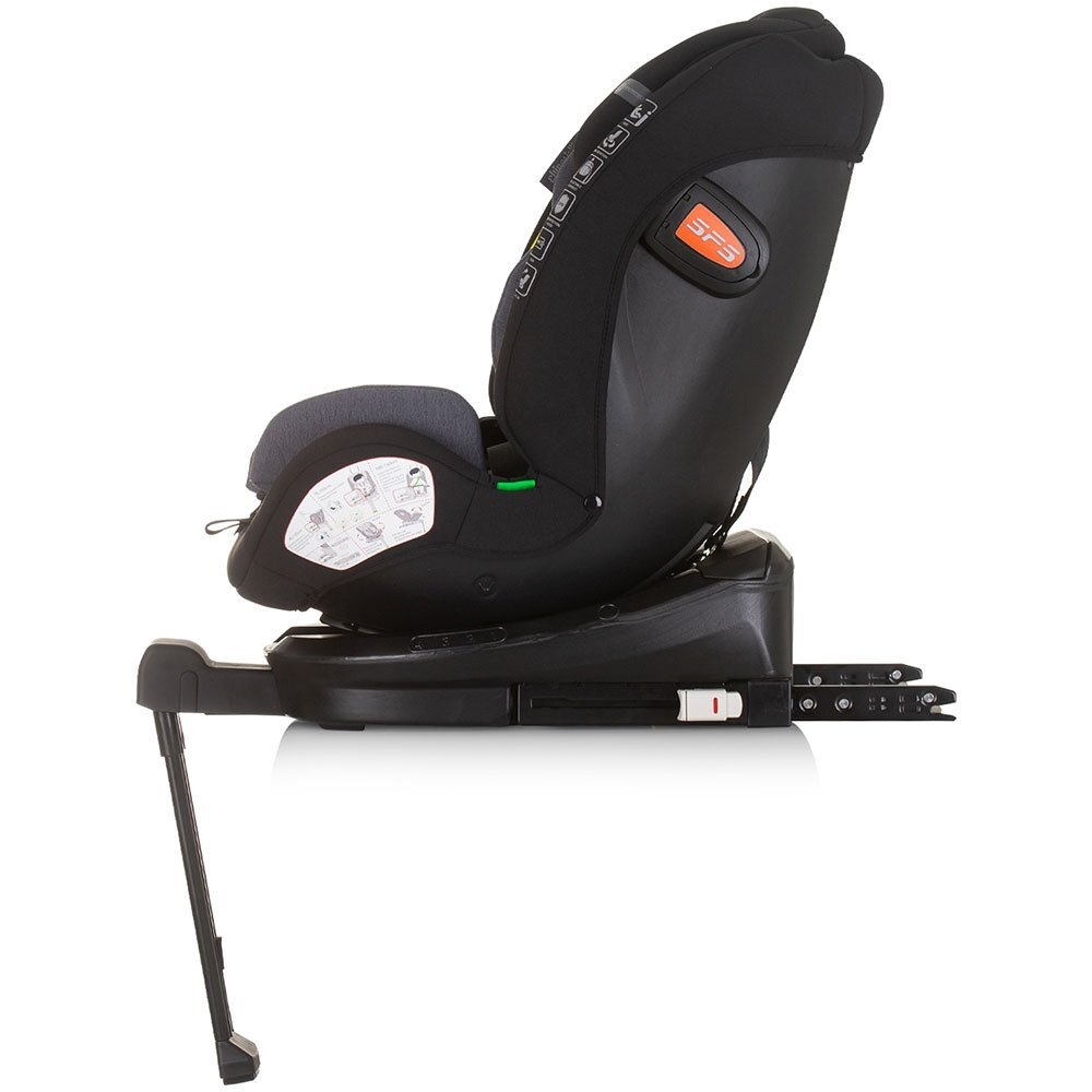 CHIPOLINO Scaun auto Tourino I-Size 40-150 cm obsidian cu sistem Isofix