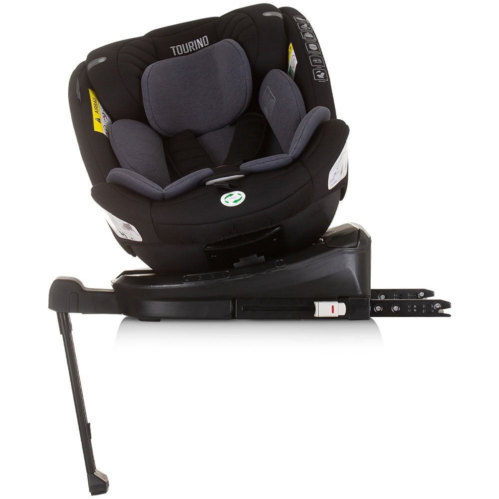 CHIPOLINO Scaun auto Tourino I-Size 40-150 cm obsidian cu sistem Isofix