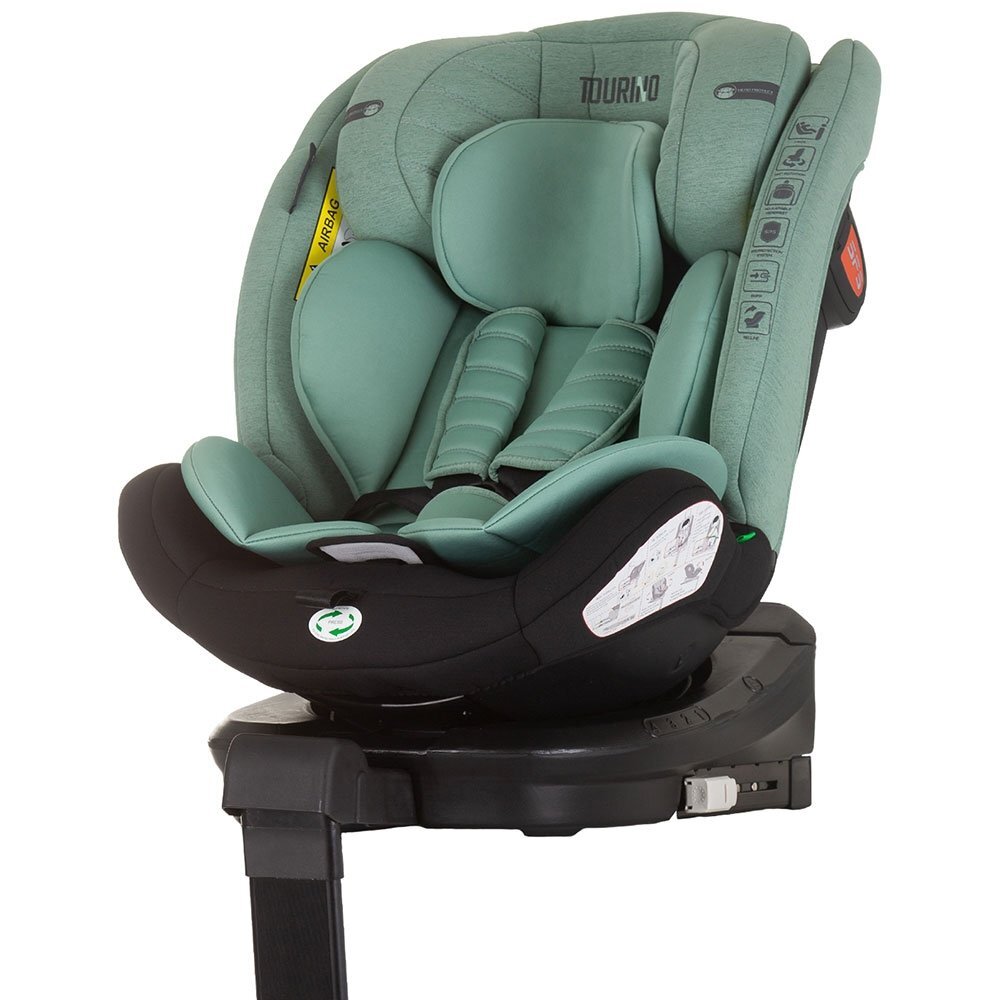 CHIPOLINO Scaun auto Tourino I-Size 40-150 cm pastel green cu sistem Isofix