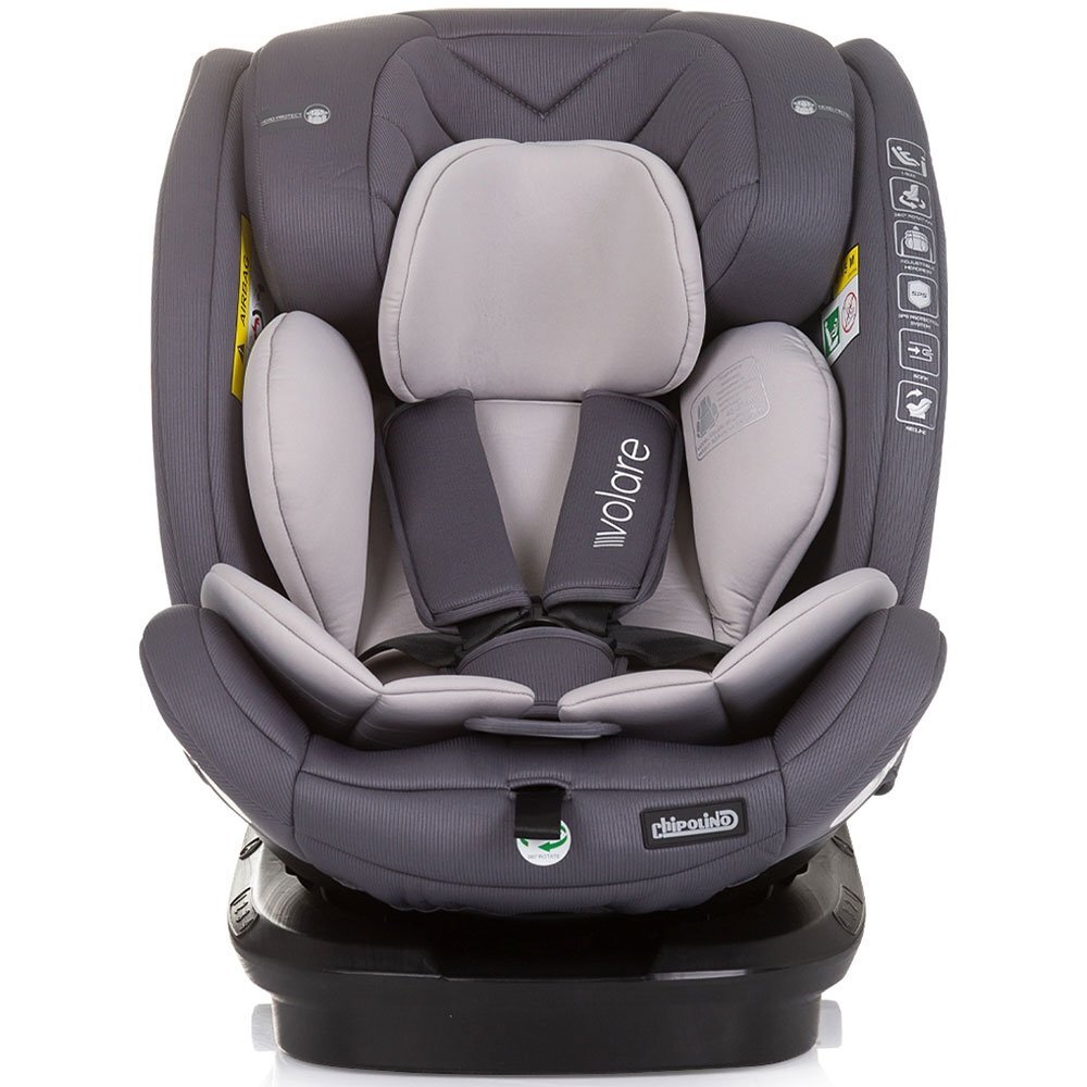 CHIPOLINO Scaun auto Volare I-Size 40-150 cm granite cu sistem Isofix