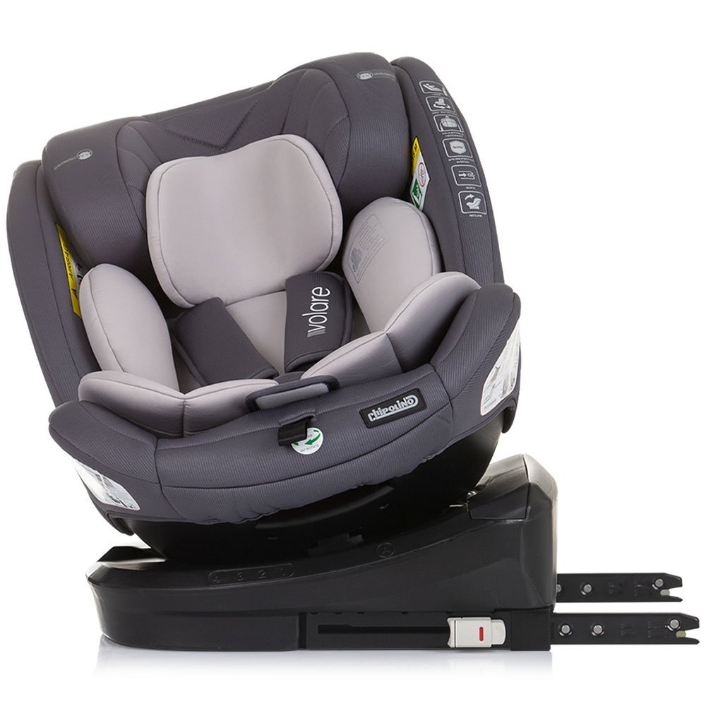 CHIPOLINO Scaun auto Volare I-Size 40-150 cm granite cu sistem Isofix